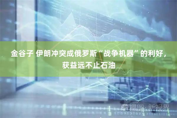 金谷子 伊朗冲突成俄罗斯“战争机器”的利好，获益远不止石油